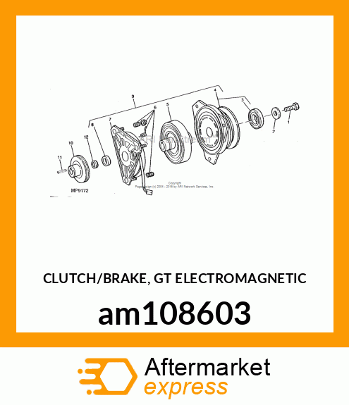 CLUTCH/BRAKE, GT ELECTROMAGNETIC am108603