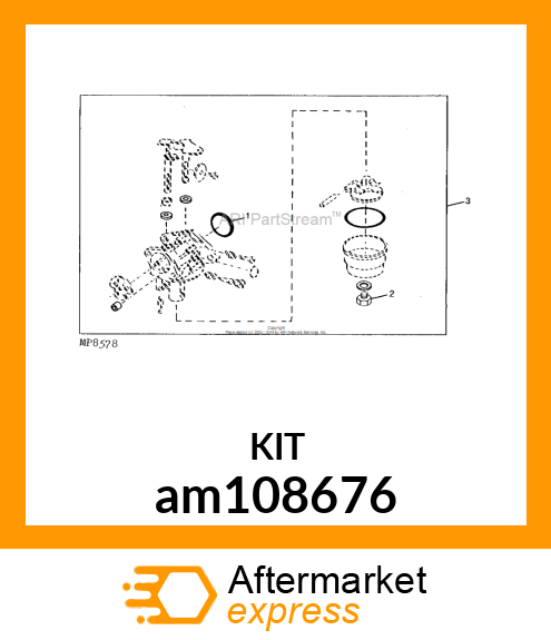 KIT, CARBURETOR OVERHAUL am108676