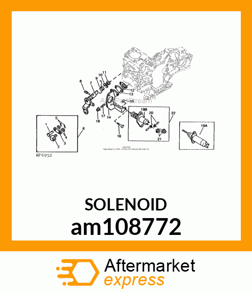 SOLENOID, KIT, FUEL SHUTOFF SOLENOI am108772