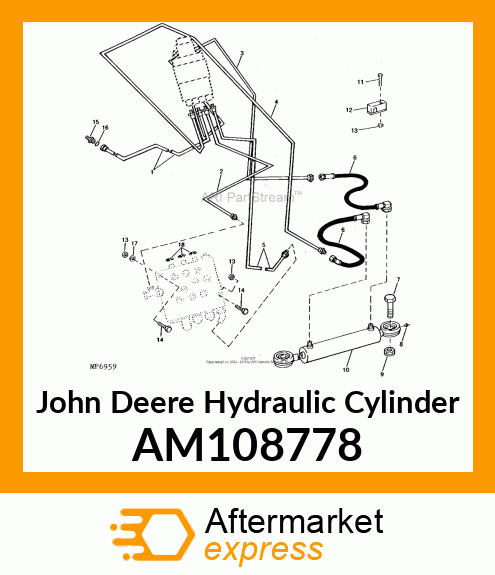 CYLINDER, STEERING ASSEMBLY AM108778