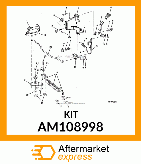 Power-Takeoff Kit AM108998