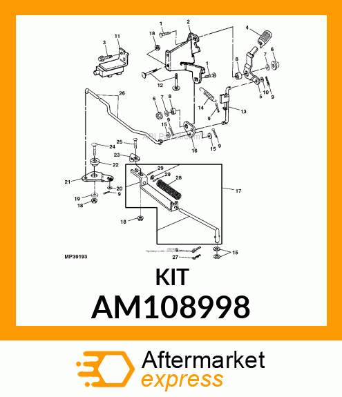 Power-Takeoff Kit AM108998