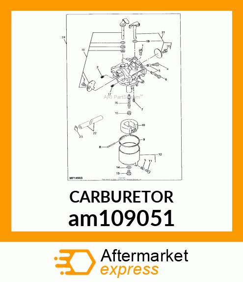 CARBURETOR am109051