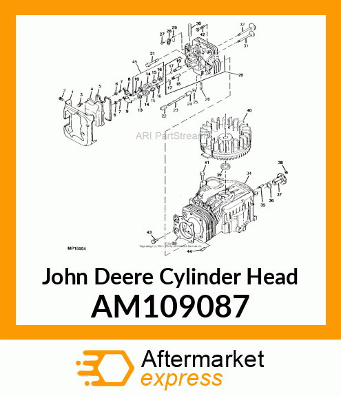 HEAD COMPLETE, CYLINDER AM109087