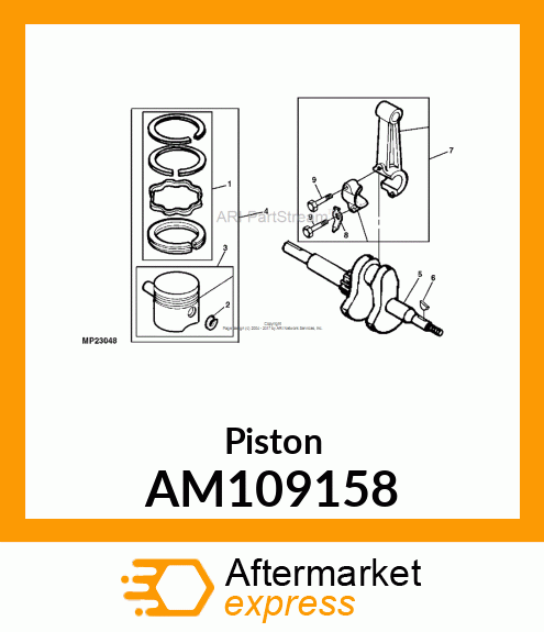 Piston AM109158