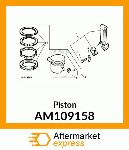 Piston AM109158