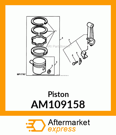 Piston AM109158