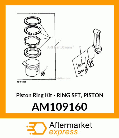 Piston Ring Kit AM109160