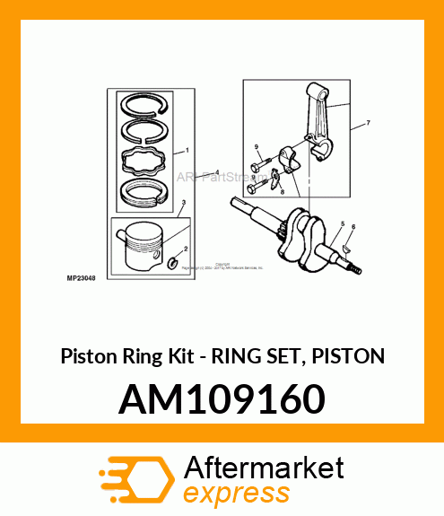 Piston Ring Kit AM109160