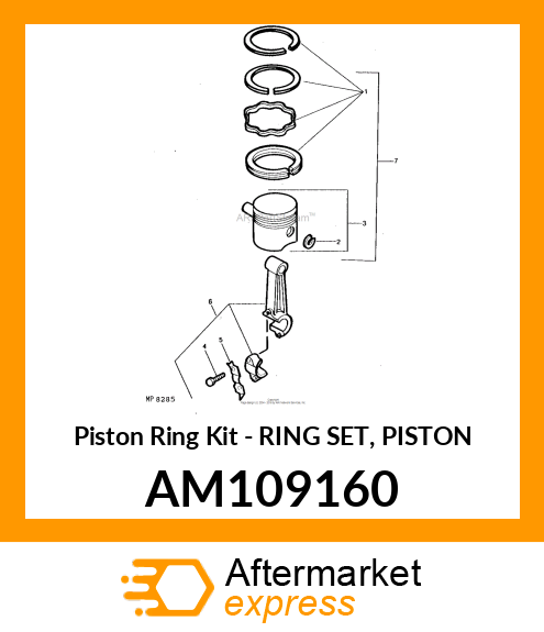 Piston Ring Kit AM109160