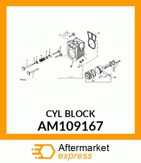 Cylinder Block AM109167