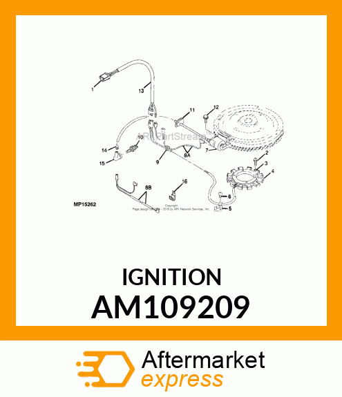 COIL, IGNITION AM109209