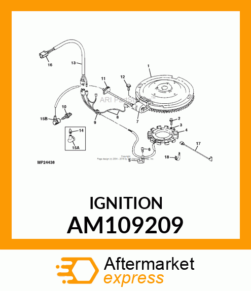 COIL, IGNITION AM109209