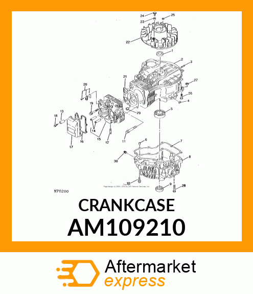 Crankcase AM109210