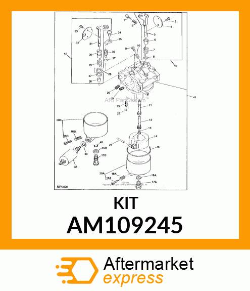 Carburetor Kit AM109245
