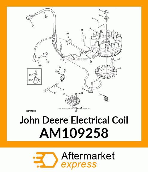 COIL, IGNITION AM109258