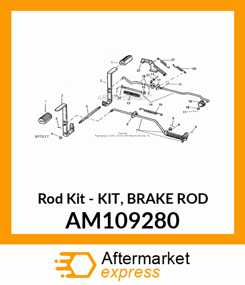 Rod Kit AM109280