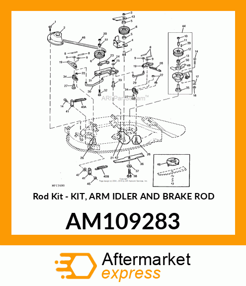 Rod Kit - KIT, ARM IDLER AND BRAKE ROD AM109283