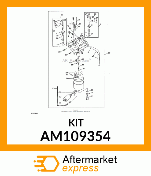 Jet Kit - KIT, MAIN JET AM109354