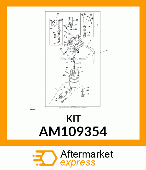 Jet Kit - KIT, MAIN JET AM109354