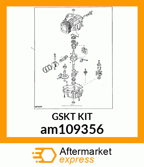 KIT, ENGINE GASKET am109356