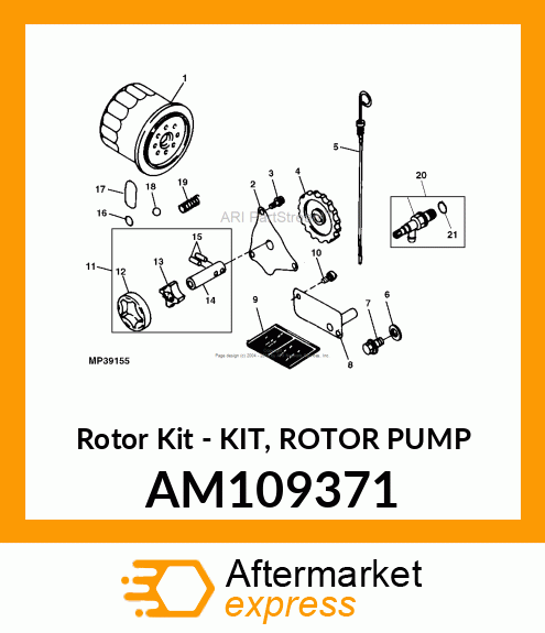 Rotor Kit AM109371