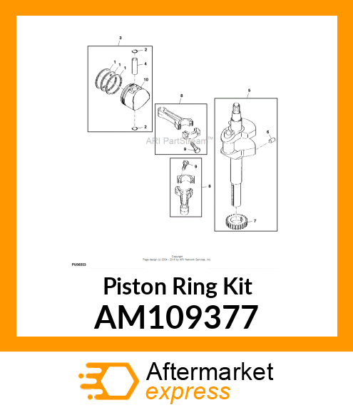 Piston Ring Kit AM109377