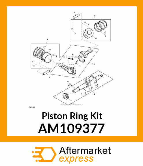 Piston Ring Kit AM109377