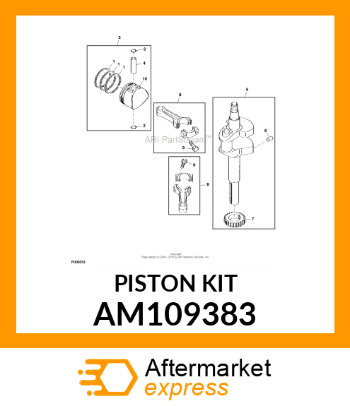 Piston Ring Kit AM109383