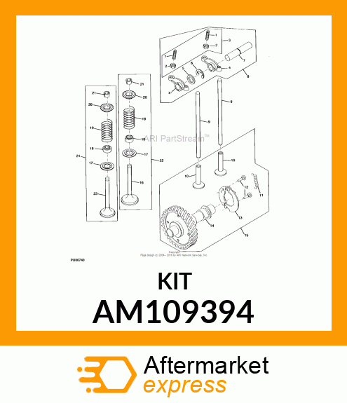 Kit - KIT, SCREW & NUT AM109394