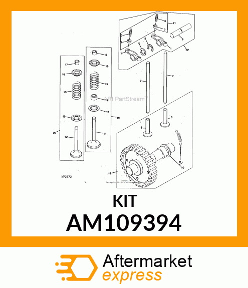 Kit - KIT, SCREW & NUT AM109394