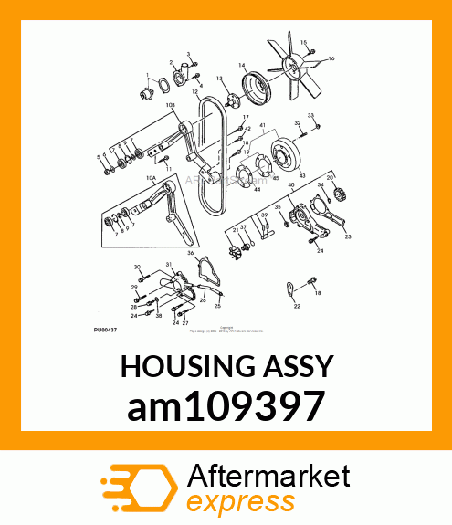 HOUSING ASSY am109397