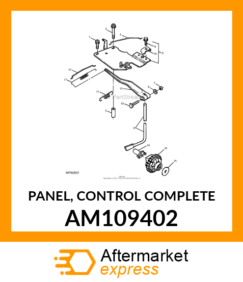 PANEL, CONTROL COMPLETE AM109402