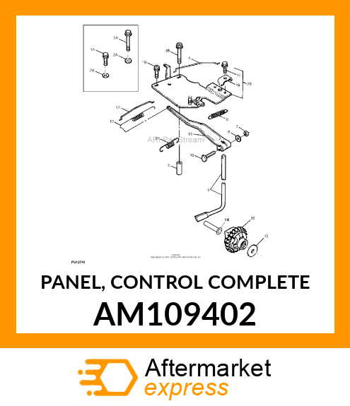 PANEL, CONTROL COMPLETE AM109402