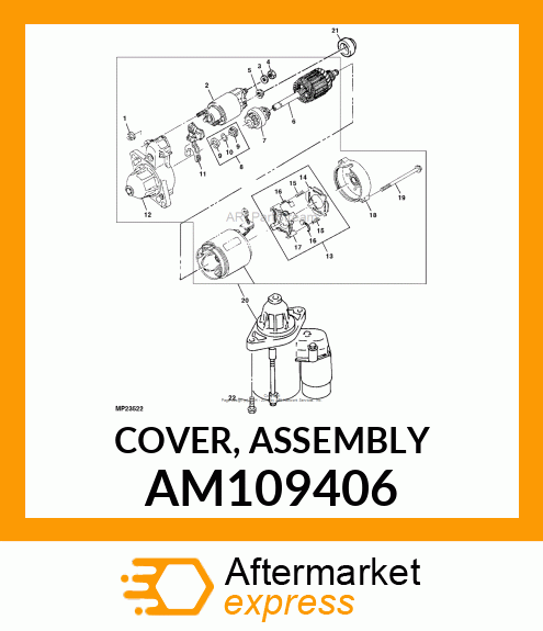 COVER, ASSEMBLY AM109406