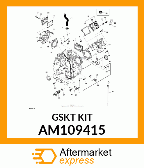 Gasket Kit - KIT, ROCKER CASE & GASKET AM109415
