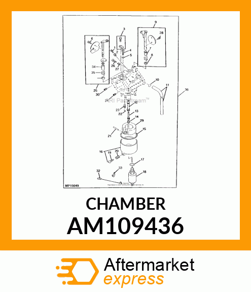 CHAMBER, FLOAT AM109436