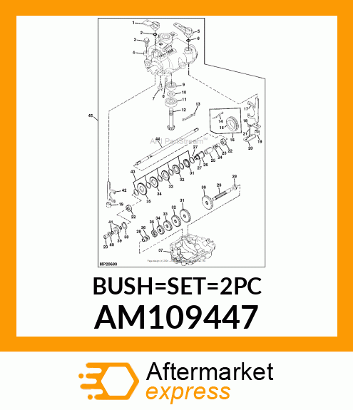 BUSHING, 12.7 SET AM109447