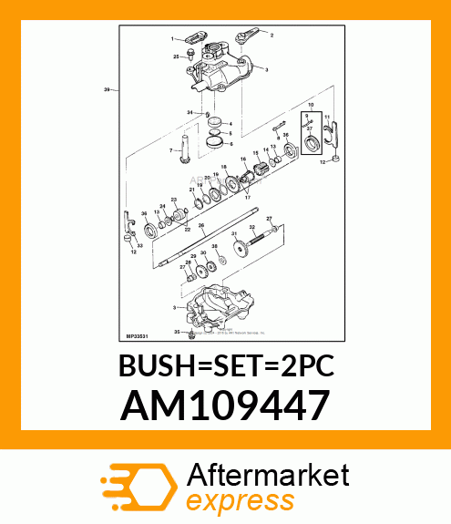 BUSHING, 12.7 SET AM109447