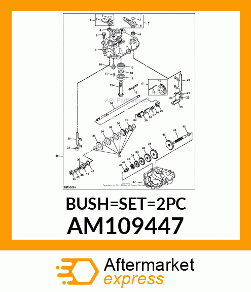 BUSHING, 12.7 SET AM109447