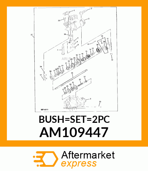 BUSHING, 12.7 SET AM109447