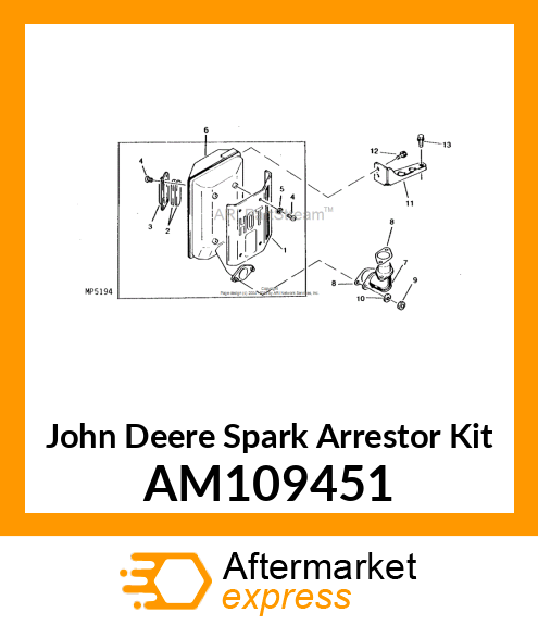 Spark Arrestor Kit AM109451