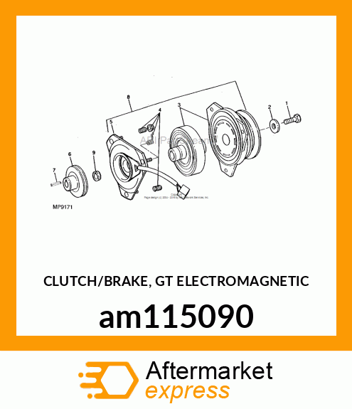 CLUTCH/BRAKE, GT ELECTROMAGNETIC am115090