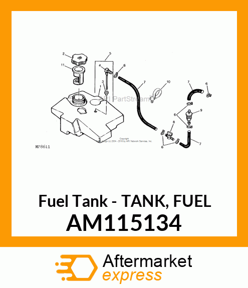 Fuel Tank - TANK, FUEL AM115134