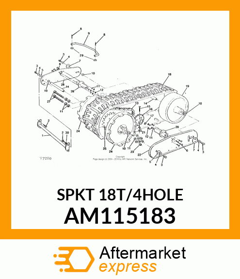 Chain Sprocket AM115183