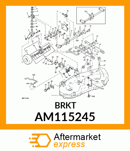 Arm Welded Pivot AM115245