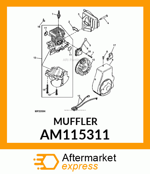 Muffler AM115311