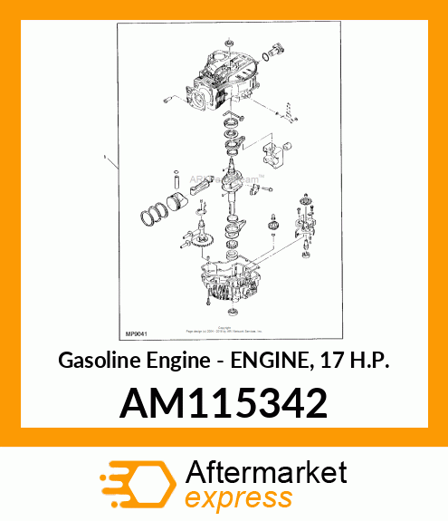 Gasoline Engine - ENGINE, 17 H.P. AM115342