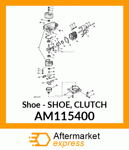 Shoe - SHOE, CLUTCH AM115400