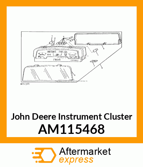 CLUSTER, INSTRUMENT AM115468